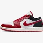 Air Jordan Women's 1 Low Reverse Black Toe Shoes