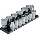 Craftsman V-Series 1/2 in. Drive SAE 6 Point Socket Set 13 PC