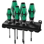 Wera Torx Screwdriver Set with Rack (6-piece Set)