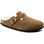 Birkenstock Boston Shearling Mink Suede