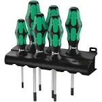 Wera Torx Screwdriver Set with Rack (6-piece Set)