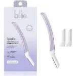 Billie Sparkle Dermaplaning Starter Kit - Reusable Handle + 3 Refill Blades