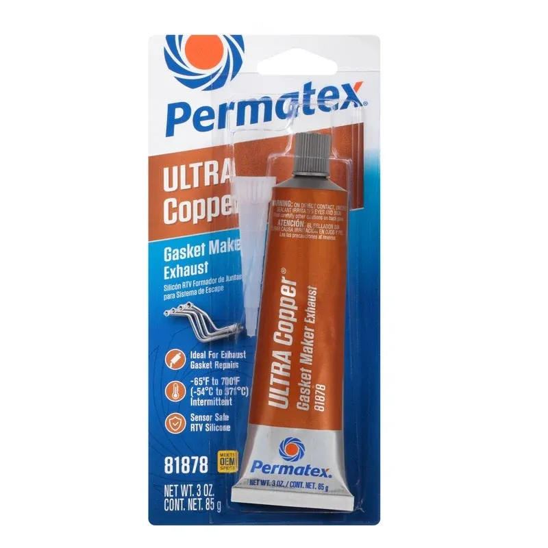 Permatex 81878 3 oz Ultra Copper RTV Silicone Gasket Maker