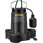 VEVOR 1/2-HP 115-Volt Cast Iron Submersible Sump Pump