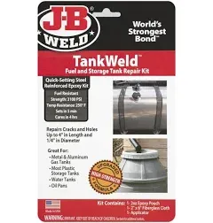 J-B Weld 2110 Metal Fuel Tank Repair Kit Gray