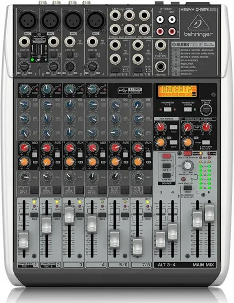 Mixeur Behringer  Xenyx X1204USB avec USB et effets