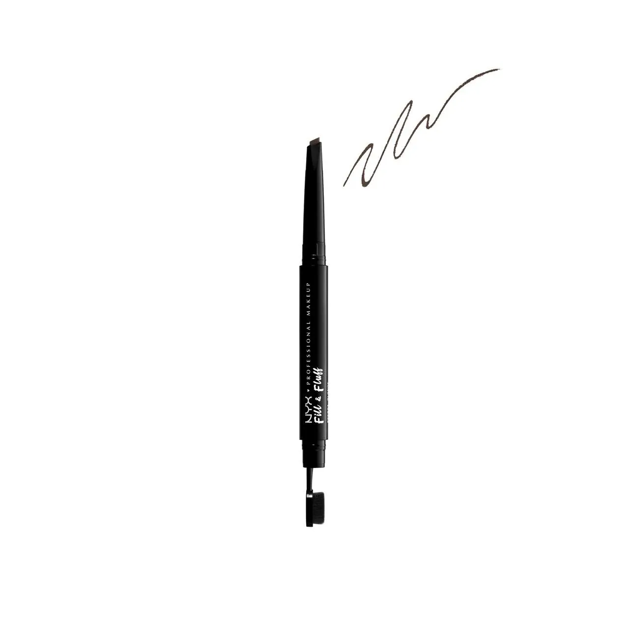 Nyx Fill &amp; Fluff Eyebrow Pomade Pencil (Brunette) 0.007 Oz (0.2 Ml)