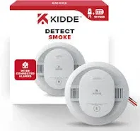 10-Year Hardwired Interconnected Smoke Detector with Photoelectric Sensor