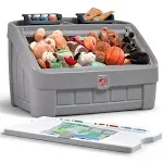 Step2 2-in-1 Toy Box & Art Lid - Gray