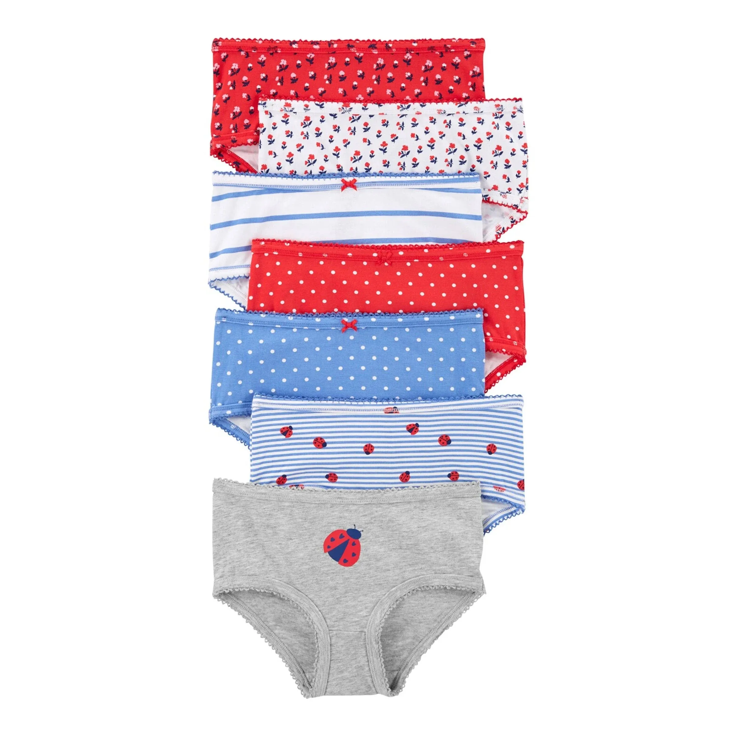 Carter's Girls' Little 7-Pack Underwear