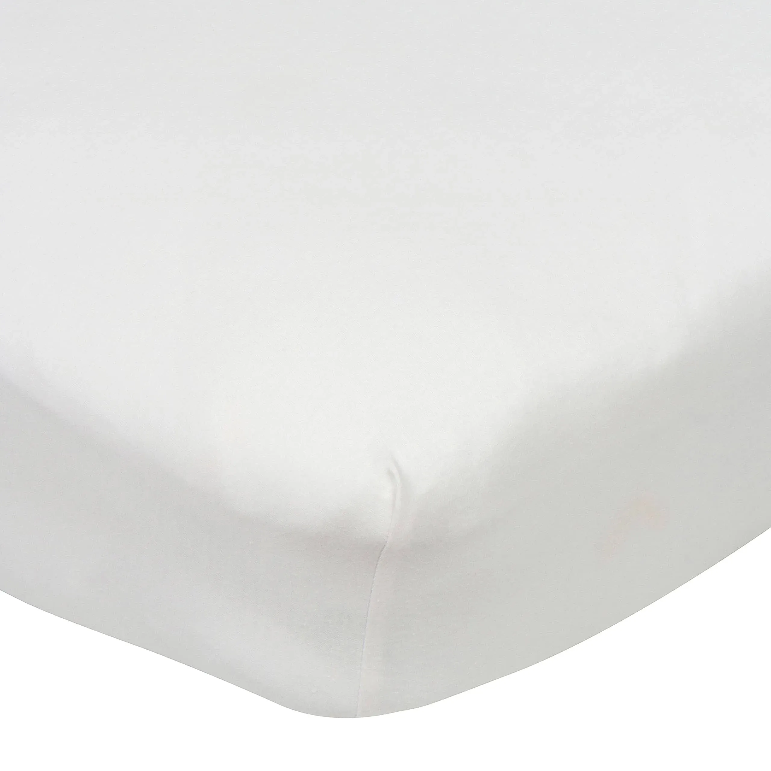 Gerber Baby Neutral Fitted Crib Sheet - White