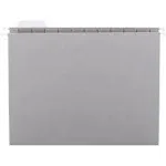 Smead Colored Hanging File Folders, Letter size, 1/5-Cut Tab, Gray, 25/Box