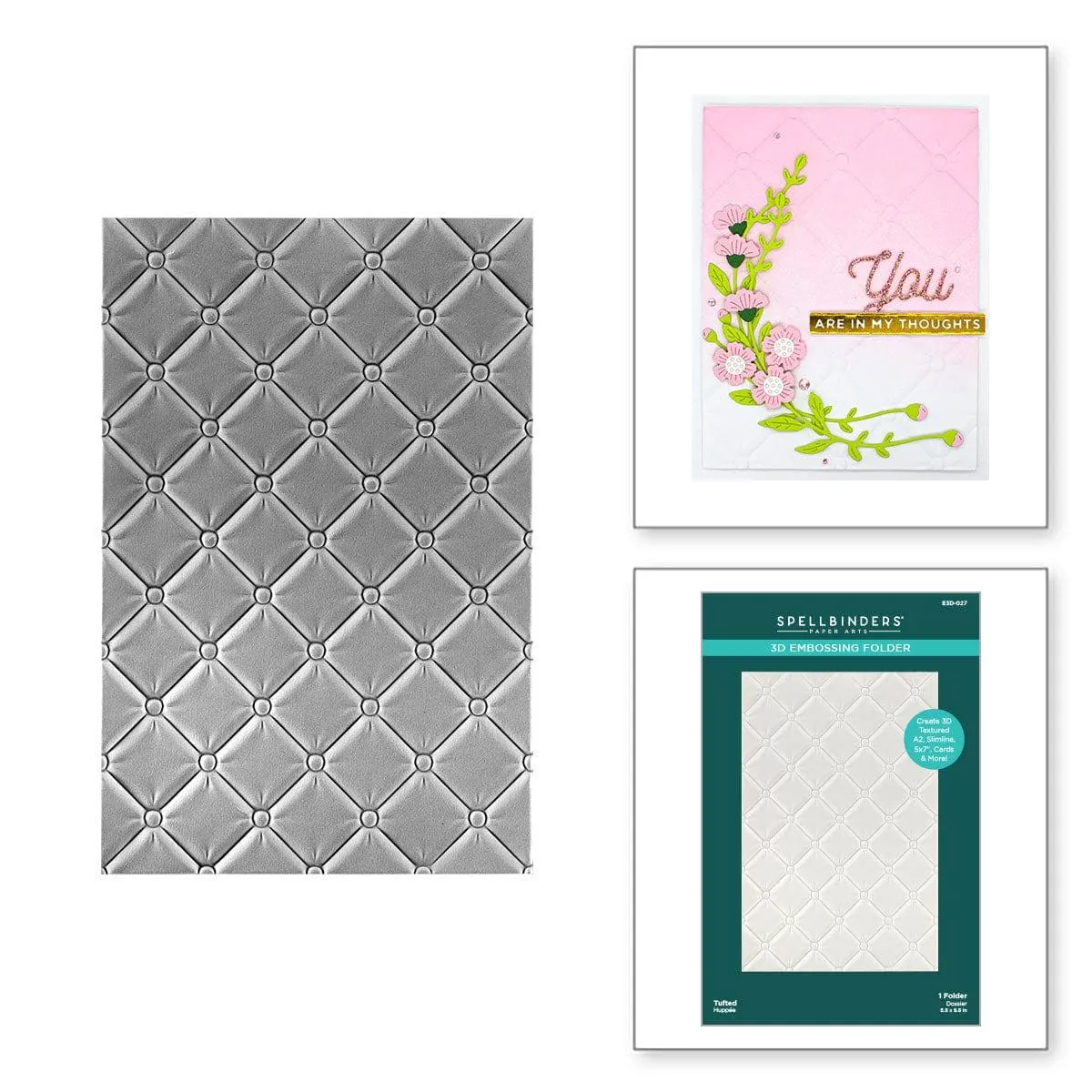 Spellbinders 3D Embossing Tufted Folder