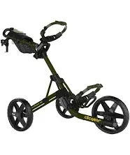 Clicgear Model 4.0 Golf Push Cart, 3-Wheel Foldable Walking Golf Cart Black