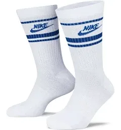 NIKE Men&#039;s 3PK Sportswear Everyday Essential Crew Socks Large DX5089-103