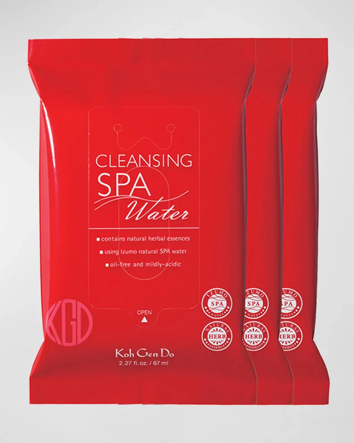 Koh Gen Do Cleansing Water Cloth - 3-Pack