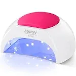 Sunuv UV Nail Lamp, 48W Professional UV Light for Gel Nails with Timer and Sensor, Manicure and Pedicure Nail Art Tools for Home and Salon