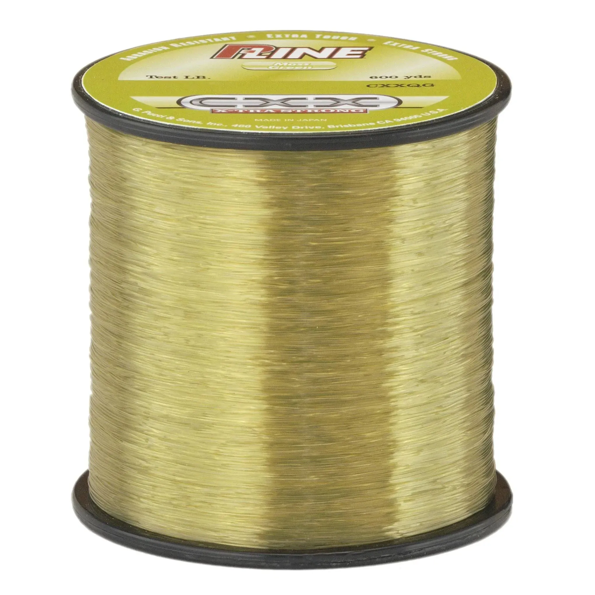 P-Line CXX 1/4lb Spool Moss Green