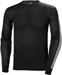 Helly Hansen Lifa Stripe Crew, Black / S