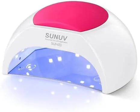 SUNUV SUN2C 48W UV Light for Nails UV LED Nail Lamp with 4 Timer Settings