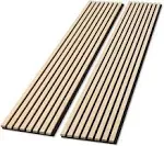 Wood Wall Panels 2-Pack 94.5" Soundproof Wall Panels