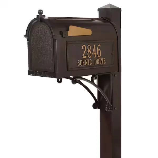 Whitehall Extra Large Mailbox with Post