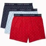 Tommy Hilfiger Men's Cotton Classics 3 Pack Slim Fit Woven Boxer