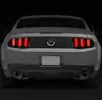 Raxiom 10-12 Ford Mustang Vector V2 LED Tail Lights - Gloss Black Housing (Clear Lens) - 405839