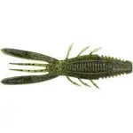 Rapala Crush City Bronco Bug Craw Bait - Green Pumpkin Chartreuse Pepper, 4in, 6pk