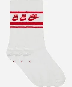 Nike Golf Everyday Essential Crew Stripe Socks - 3 Pair