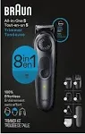 Braun All-in-One Style Kit Series 5 5470, 8-in-1 Trimmer for Men