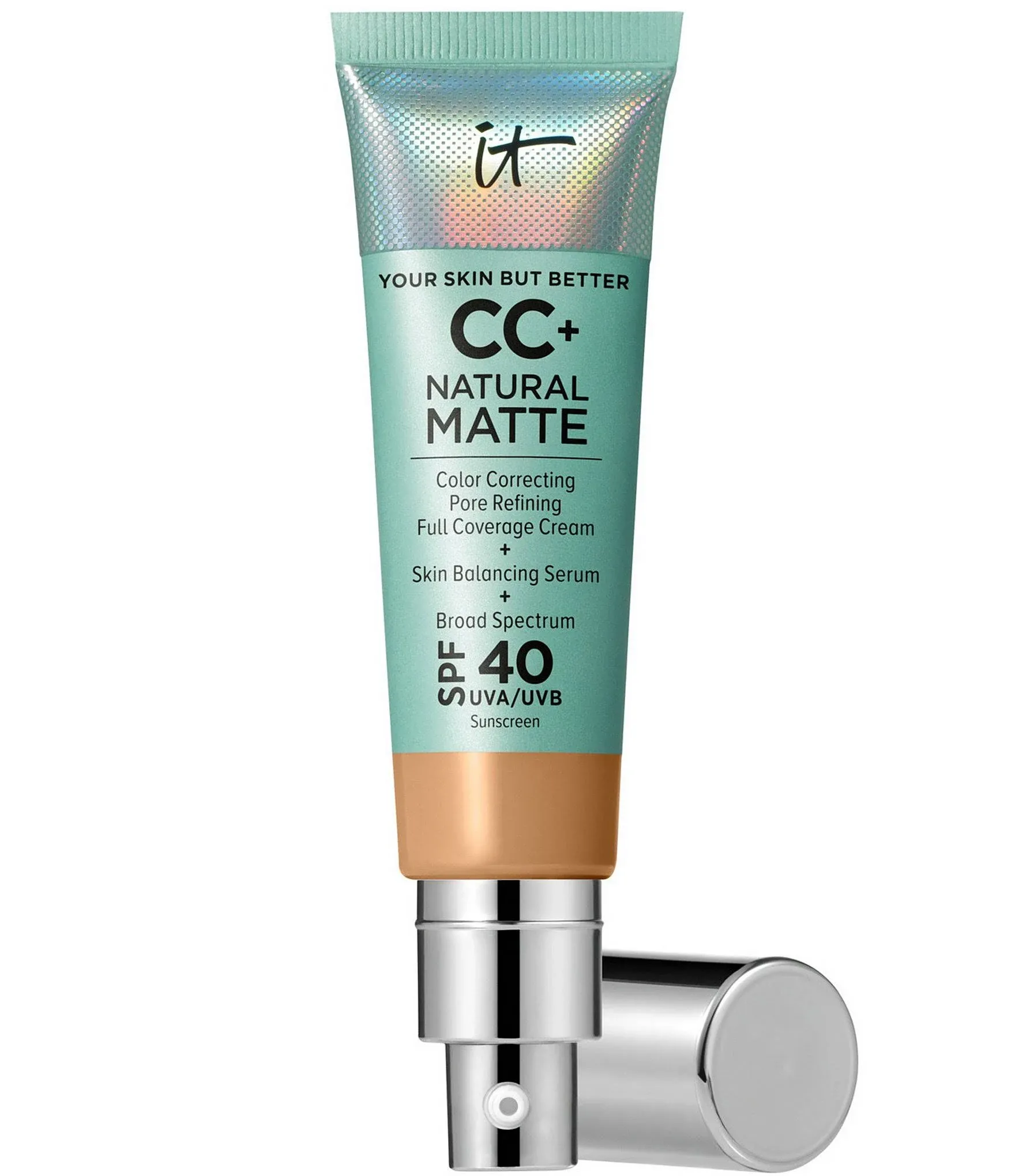 It Cosmetics Cc+ Cream Natural Matte Foundation with SPF 40 - Tan Warm