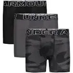 Under Armour Boys' Performance Tech Briefs - 3 Pack, Medium, Black