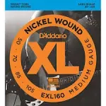 D'Addario EXL160 Nickel Wound Bass Strings, Medium 50-105, Long Scale