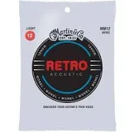 Martin MM12 Retro Light Acoustic Guitar Strings