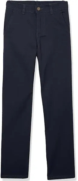 New with tags Izod boys, flat front pant navy blue 14 regular abrasion resistant