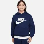 Nike Kids CLUB FLEECE HOODIE MIDNIGHT-WHITE - Paragon Sports: NYC's Best Specialty Sports Store