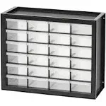 24-Drawer Parts Craft Hardware Storage Cabinet Plastic Box Container Organizer