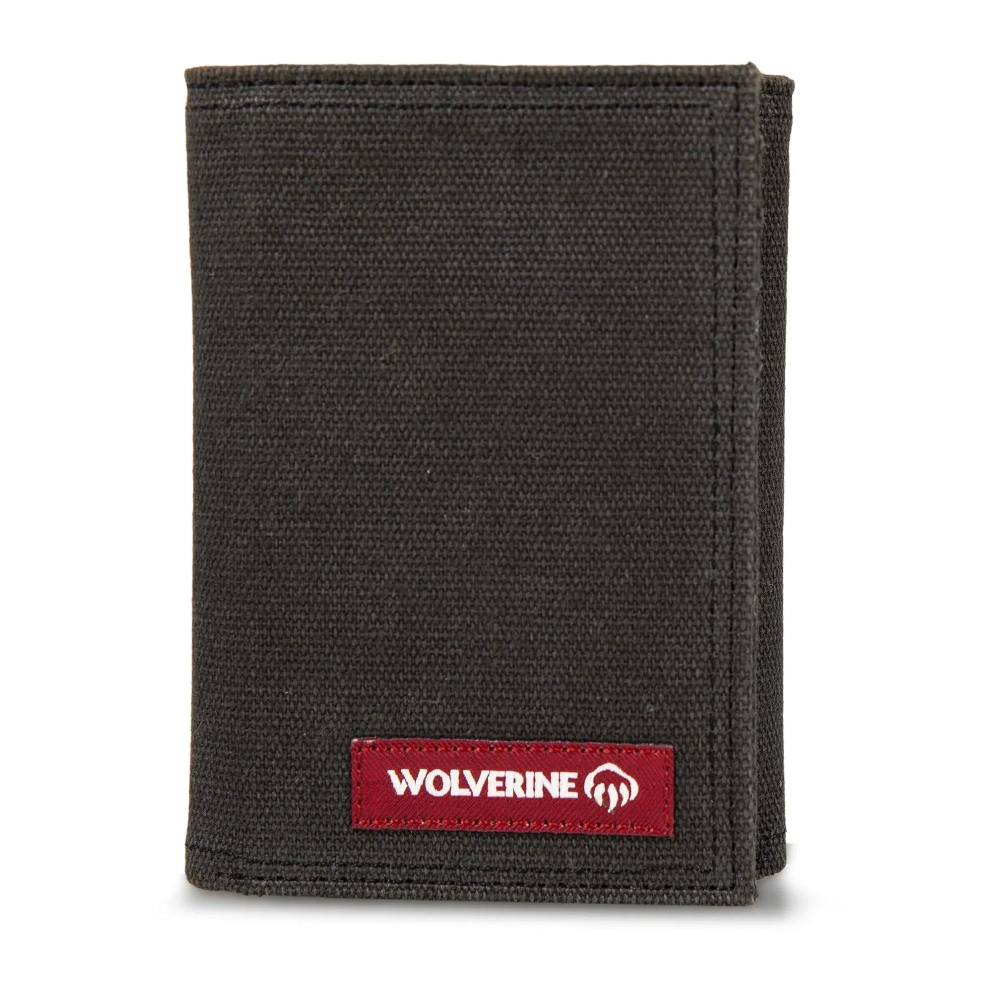 WOLVERINE Men's RFID Blocking Rugged Trifold & L-fold Wallets (Avail in Cotton Canvas Or Leather)