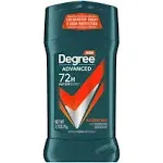 Degree Advanced Deodorant 72HR Motionsense Protection Adventure Scent 2.7 Oz New