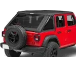 Jeep Wrangler Bestop Trektop NX Soft Top; Black Diamond 56863-35