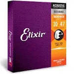 Elixir 11002 Nanoweb Acoustic Guitar Strings