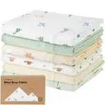 KeaBabies Shea Burp Cloths in Roarsome