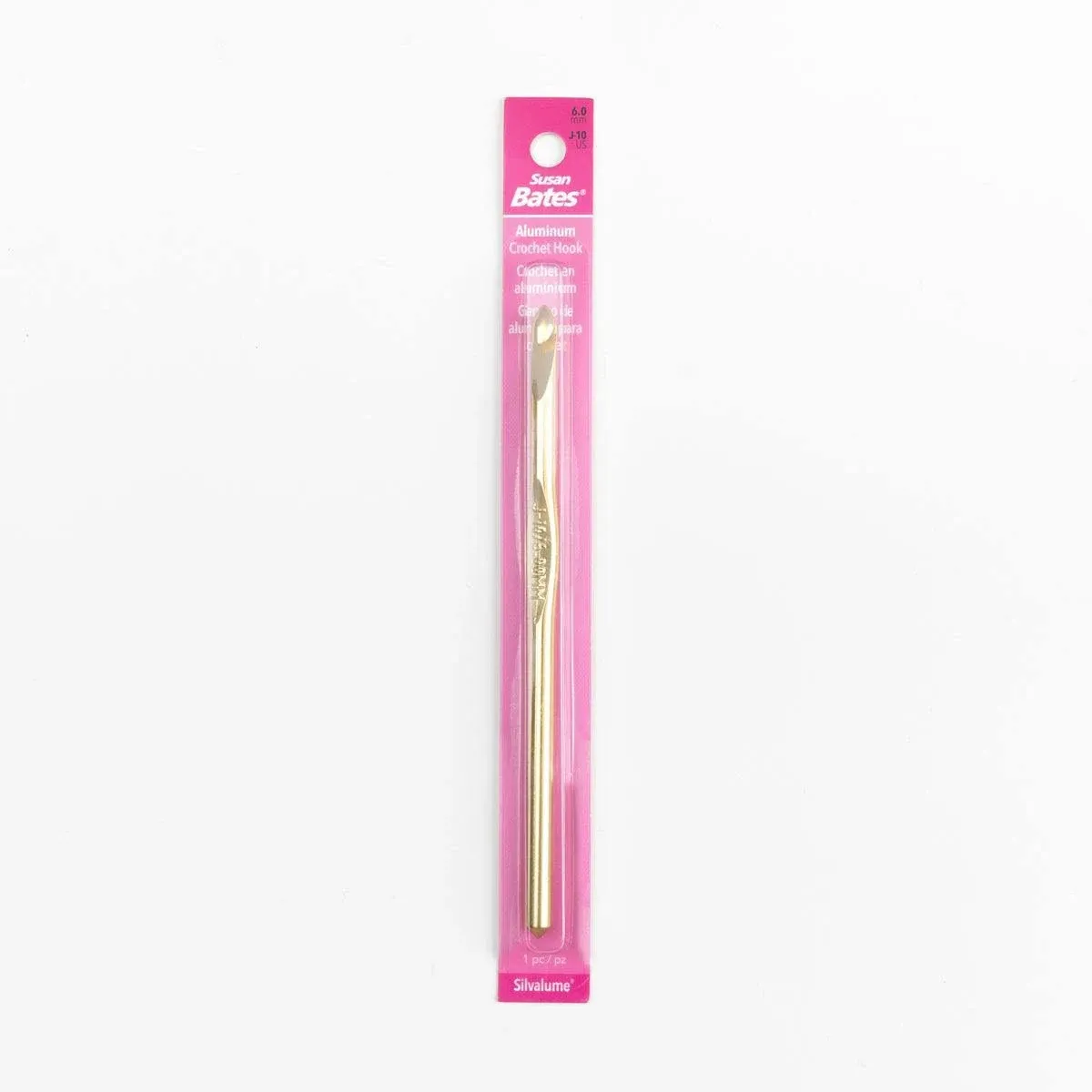 Bates Silvalume Crochet Hook J