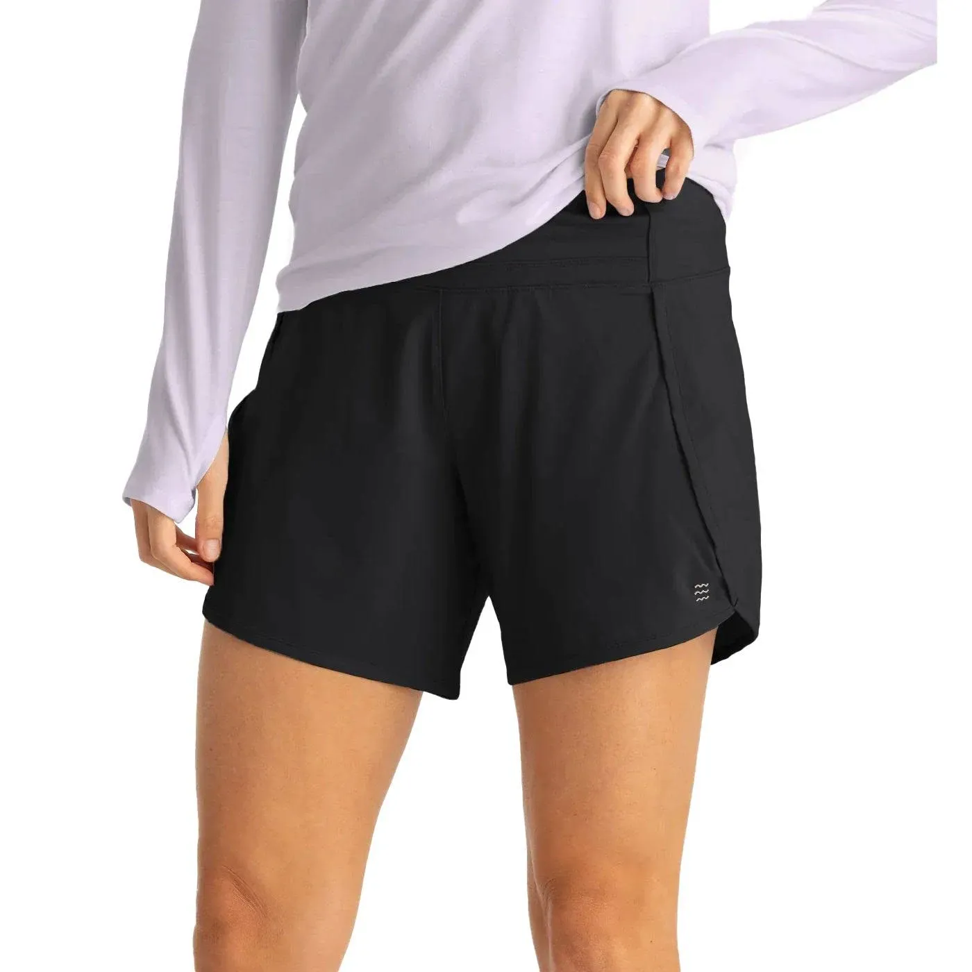 Free Fly Women's Bamboo Lined Breeze Short 6in - Black, M