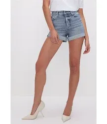 Good American Women's Good Girlfriend Shorts