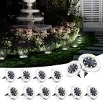 12 Pack Solar Ground Lights