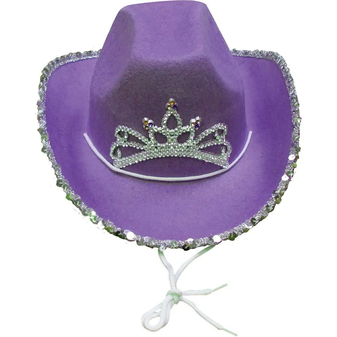 Kids' Felt Western Hat with Tiara by Parris