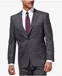 Haggar Gray Premium Stretch Sharkskin Classic Fit Suit Coat