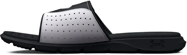 Under Armour Men&#039;s 17 Ignite Pro Slide Sandal (003) Black &amp; White New MRSP $40